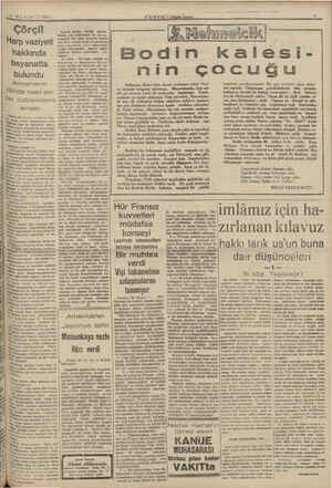  il | ” ” N A ği di si tutmuştur. yeri kuvvetlerimiz, N m | a Pam ES 21 MAYIS ——— ara Çörçil Harp vaziyeti hakkında beyanatta