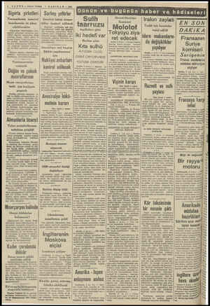  i HABER — Akşam Postam 7 HAZIRAN —1941 Sigorta şirkelleri | Sarhoş şoförler Teminatlarını tasarruf | bonolarında da plâse...