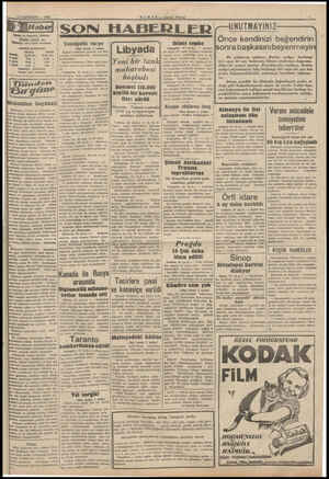  13 HAZİRAN — 1942. Bahibi ve Neşriyat Müdürü hakkı tarık us yer: Vakıt Matbanm ABONE ŞAKTLAMI Türkiye M0 Er, 7m , .— . © 800
