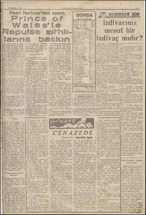  21 HAZİRAN — 1949 Pearl Harbour'dan sonra | I |, Peari Harbur baskınını, Japon- IR, harbe girdikleri ilk günde, Birleşik...