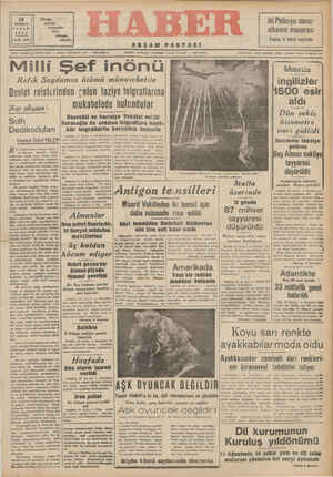 Haber Gazetesi 12 Temmuz 1942 kapağı