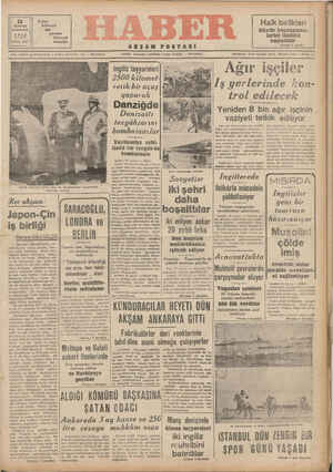 Haber Gazetesi 13 Temmuz 1942 kapağı