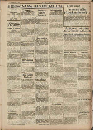    13 TEMMUZ — 1942 ABONE ŞARTLARI Türkiye Ecnebi Senelik İAMO ER, 100, 8 aylık 0 . Mw “ayl 40 2, La 400 Gazeteye gönderilen