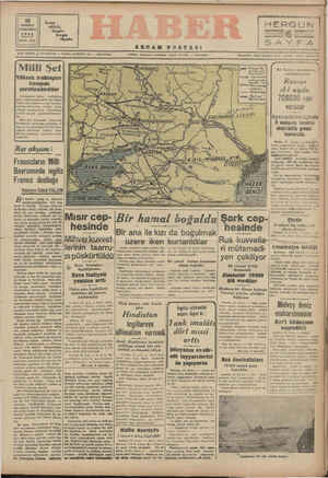 Haber Gazetesi 15 Temmuz 1942 kapağı