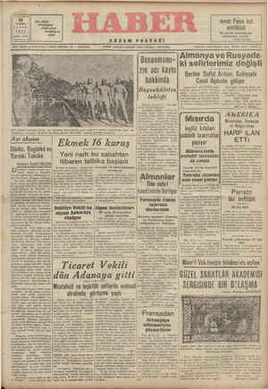 Haber Gazetesi 19 Temmuz 1942 kapağı