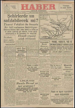 Haber Gazetesi 22 Temmuz 1942 kapağı