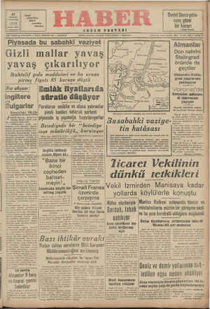 Haber Gazetesi 27 Temmuz 1942 kapağı