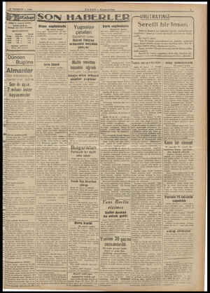  28 TEM MUZ — 1942 ü hakkı tarık us ig, Bimidiğı yer: Vakıt Matbaası ABONE ŞARTLARI Gazeteye gönderilen Bvrak çeri serili...