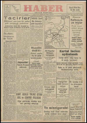 Haber Gazetesi 4 Ağustos 1942 kapağı