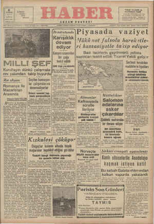 Haber Gazetesi 11 Ağustos 1942 kapağı