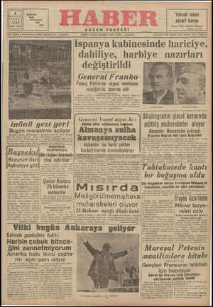 Haber Gazetesi 4 Eylül 1942 kapağı