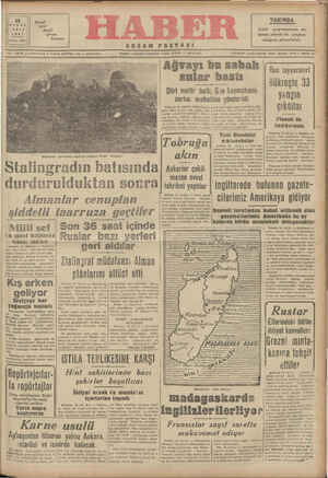 Haber Gazetesi 15 Eylül 1942 kapağı