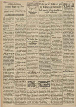   HABER — Akşam Postası 27 EYLUL — 1947 SEE Kömür tevziati hakkında yenil HADIŞELER bir talimatname hazırlandı ARAM “Ekonomi