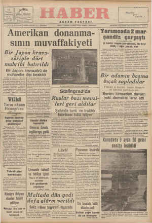Haber Gazetesi 14 Ekim 1942 kapağı