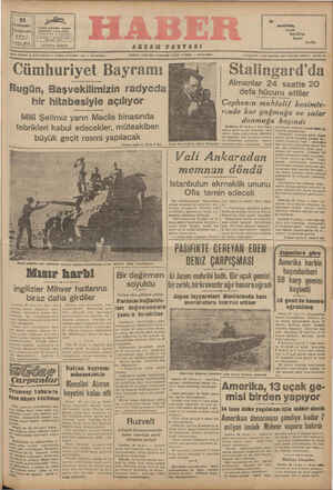 Haber Gazetesi 28 Ekim 1942 kapağı