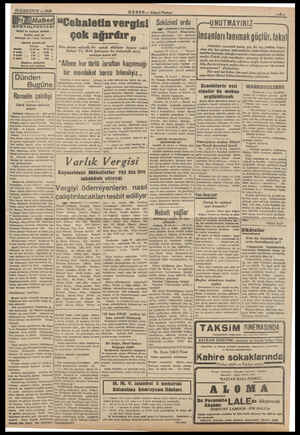  7S İLKKANUN — 1943 DEaber #KŞAMAPOSTAS»| Sahibi ve seşriyat müdür0 hakkı tarı ws Basıldığı yar: Varıt Matbanm BONE ŞARTLARI