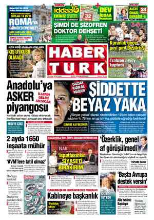  Habertürk'ün kültür turları devam ediyor... Kupon biriktirmeden | _— " -Ü SS a TOPLAM 10 ÇİFTİ | * EKİNİZ lirmtim | X“ DDAA