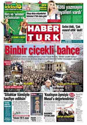  *F.BAHÇE FAVORİ AMA G.SARAY FARKLI...” Hırs ve *winner” Fatih Altaylı, pazar günkü derbiyi analiz etti: “Maç Saracoğlu'nda,