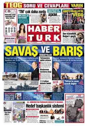  — (#COKUNİ “TM' çok daha zord Hahertürk şimdi ü TEOG'da Türkçe, mate -j gazeteden çok | ÜaK L ÜENN v ea AD H ilk 3 sınav...