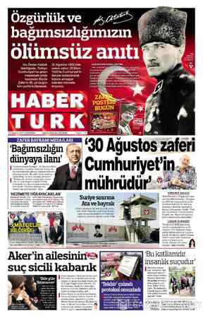  Özgürlük ve A ar> bagıms_ılı. Ulu Önder Atatürk liderliğinde, Türkiye Cumhuriyeti'ne giden meşakkatli yolda kazanılan Büyük