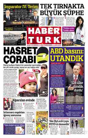  Imparator V. Terım TEK TIRNAKTA Tüdor'un kovulması sonrası, I e' Galatasaray ile Fatih Terim ara- sında 4'üncü vuslat...