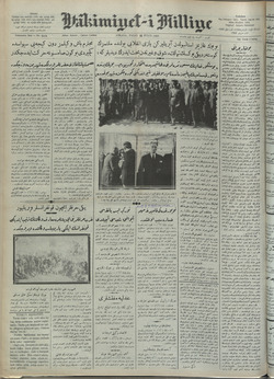 Hakimiyet-i Milliye Gazetesi 16 Eylül 1928 kapağı