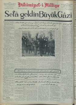 Hakimiyet-i Milliye Gazetesi 21 Eylül 1928 kapağı