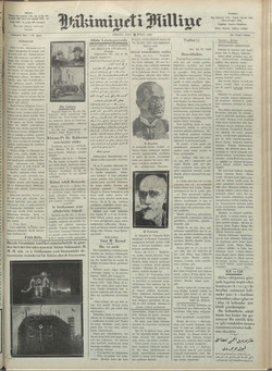 Hakimiyet-i Milliye Gazetesi 25 Eylül 1928 kapağı