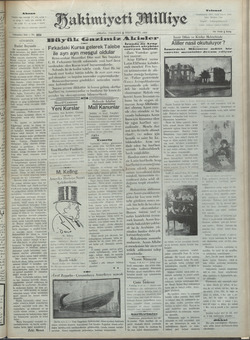 Hakimiyet-i Milliye Gazetesi 8 Ekim 1928 kapağı
