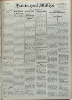 Hakimiyet-i Milliye Gazetesi 12 Ekim 1928 kapağı