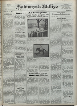 Hakimiyet-i Milliye Gazetesi 13 Ekim 1928 kapağı