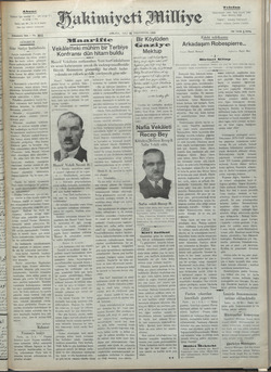 Hakimiyet-i Milliye Gazetesi 16 Ekim 1928 kapağı