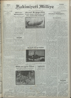 Hakimiyet-i Milliye Gazetesi 17 Ekim 1928 kapağı