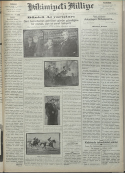 Hakimiyet-i Milliye Gazetesi 20 Ekim 1928 kapağı
