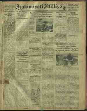 Hakimiyet-i Milliye Gazetesi 4 Mayıs 1929 kapağı