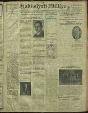Hakimiyet-i Milliye Gazetesi 10 Mayıs 1929 kapağı