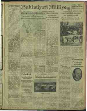 Hakimiyet-i Milliye Gazetesi 11 Mayıs 1929 kapağı