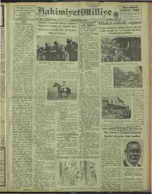 Hakimiyet-i Milliye Gazetesi 25 Mayıs 1929 kapağı