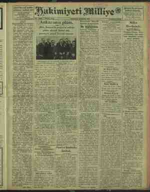 Hakimiyet-i Milliye Gazetesi 27 Mayıs 1929 kapağı