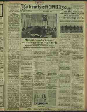 Hakimiyet-i Milliye Gazetesi 28 Mayıs 1929 kapağı