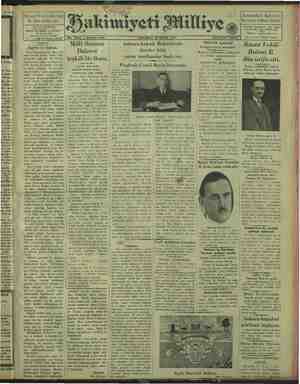 Hakimiyet-i Milliye Gazetesi 29 Mayıs 1929 kapağı