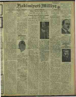 Hakimiyet-i Milliye Gazetesi 30 Mayıs 1929 kapağı