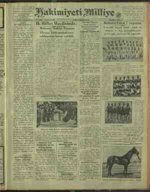 Hakimiyet-i Milliye Gazetesi 31 Mayıs 1929 kapağı