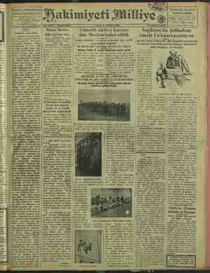 Hakimiyet-i Milliye Gazetesi 2 Haziran 1929 kapağı