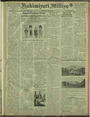 Hakimiyet-i Milliye Gazetesi 6 Haziran 1929 kapağı