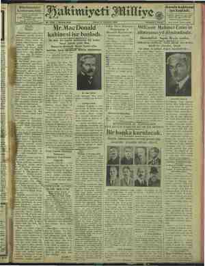 Hakimiyet-i Milliye Gazetesi 9 Haziran 1929 kapağı