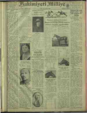 Hakimiyet-i Milliye Gazetesi 14 Haziran 1929 kapağı