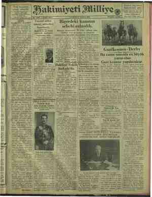 Hakimiyet-i Milliye Gazetesi 17 Haziran 1929 kapağı
