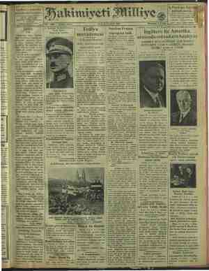 Hakimiyet-i Milliye Gazetesi 18 Haziran 1929 kapağı