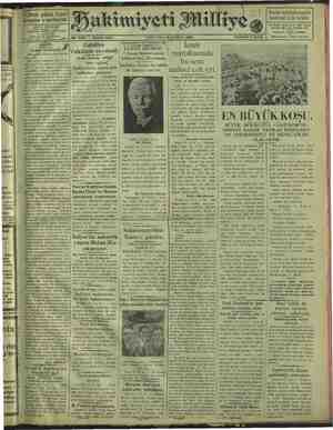 Hakimiyet-i Milliye Gazetesi 19 Haziran 1929 kapağı